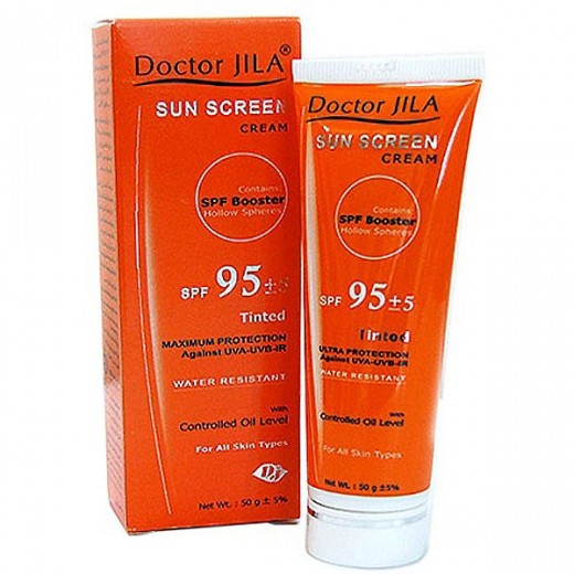 کرم ضد آفتاب رنگی SPF100 دکتر ژیلا