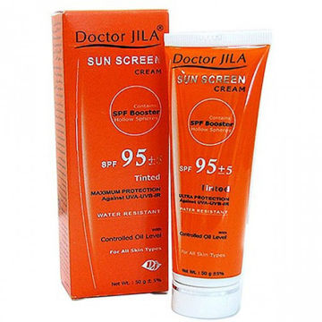 کرم ضد آفتاب رنگی SPF100 دکتر ژیلا