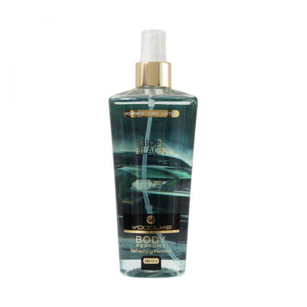 بادی اسپلش مردانه جیو بلک 250ml وودلایک VOODLIKE GIOO BLAK 250ML